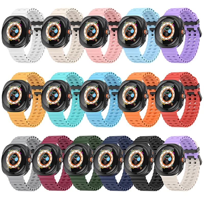 Vibrant Silicone Band for Samsung Galaxy Watch Ultra 2 Vibrant Silicone Band for Samsung Galaxy Watch Ultra - Image 2