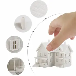 Two-Story Replica House Kit for Model Railroads 10 Sc686100b3ccd4ed5b5c2070853d3815fu