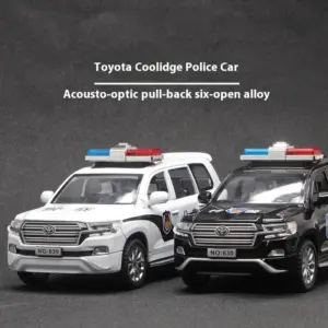 1:32 Toyota Cruiser Police SUV Diecast Model 10 Sc6a10eddb4384e7ea4b534f428d74f32E