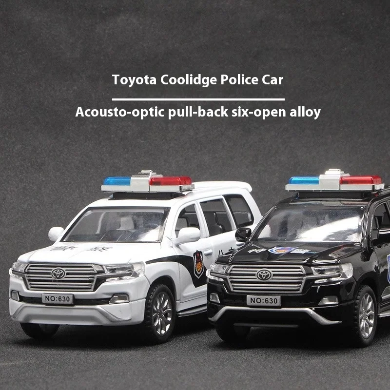 1:32 Toyota Cruiser Police SUV Diecast Model 4 1:32 Toyota Cruiser Police SUV Diecast Model - Image 4