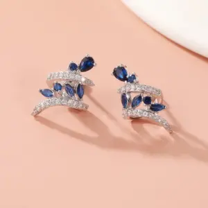 Silver Drop Earrings with Cubic Zirconia 10 Sc6a357b4f8b84b6daaf4732f9fc2f05cM