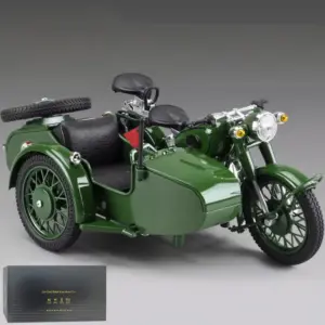 Vintage Military Motorcycle Model 1:10 Diecast 19 Sc6a62b0042c34f7892c6ce90d916c838O