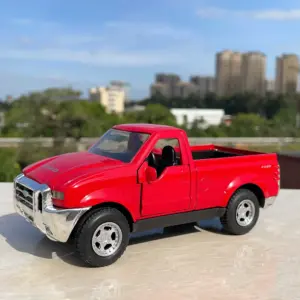Red Ford F350 Diecast Model 1:24 Scale 7 Sc6be52bd73fb4e15bf7dbabdd214422bP