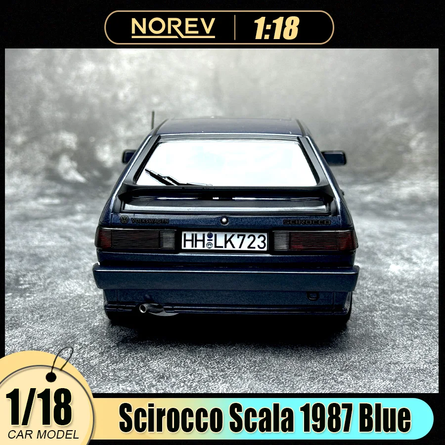 1987 VW Scirocco 1:18 Diecast Model Blue 3 1987 VW Scirocco 1:18 Diecast Model Blue - Image 3