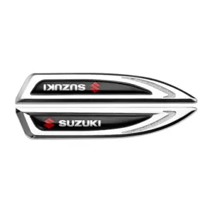 Suzuki 14.7cm x 2.6cm Alloy Side Fender Badges 15 Sc6c6910e2dd6424e92be70491726c205U