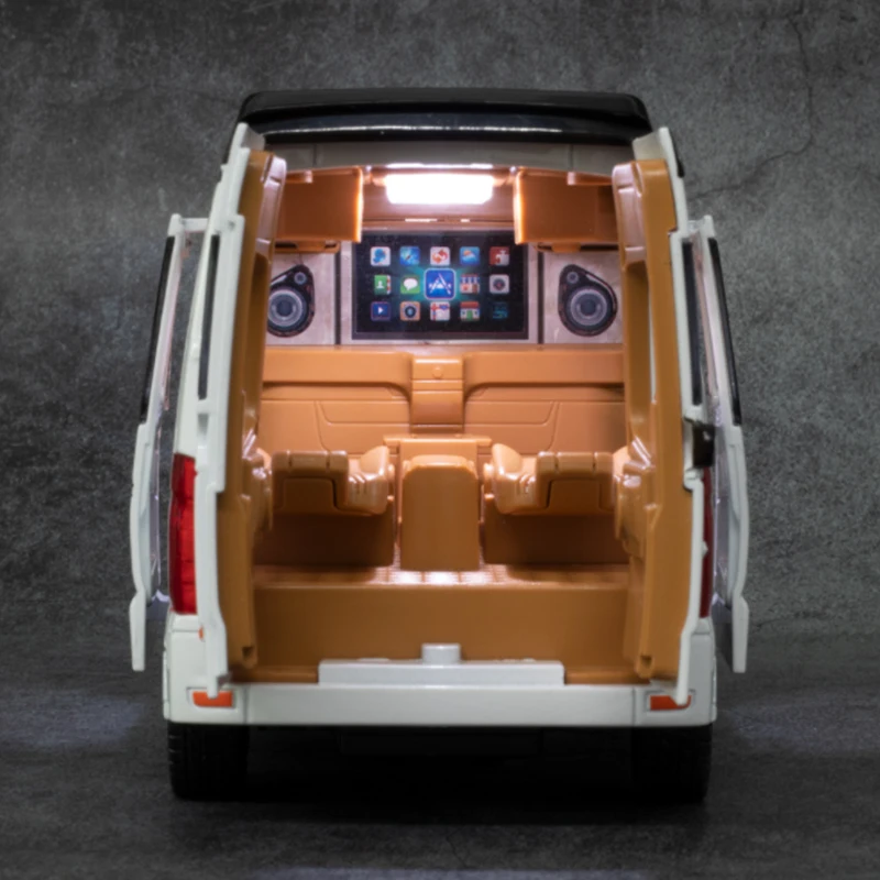 Black Mercedes-Benz Sprinter Van Model 1:24 Scale 6 Black Mercedes-Benz Sprinter Van Model 1:24 Scale - Image 6