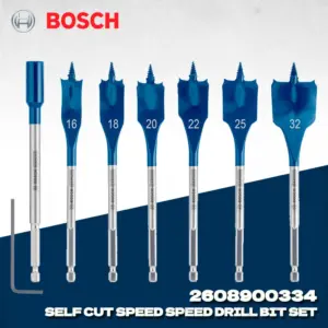 Bosch 2608900334 Speed Flat Spade Drill Bit Set
