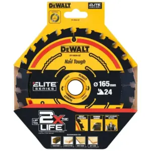 DEWALT 165mm Circular Saw Blades 24T & 40T 11 Sc6f66495fccb45dc832cac743b5f281bT