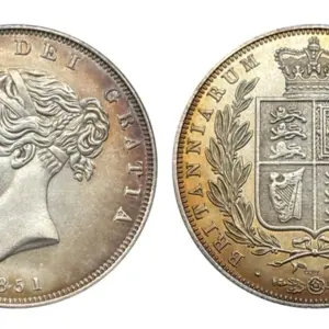 Vintage 1851 Victoria Half Crown Replica Coin 16 Sc6fee860731b42a3aa9958dd91127b2fu