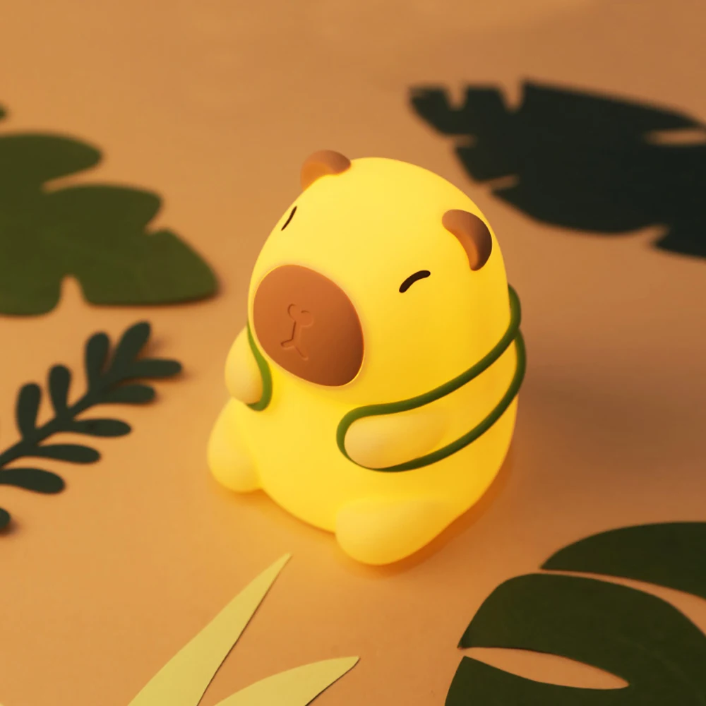 Cute Capybara Night Light with Rechargeable Battery 8 Cute Capybara Night Light with Rechargeable Battery - Image 8