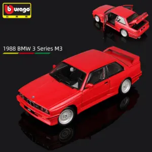 BMW M3 E30 1:24 Diecast Model in Red 9 Sc731c09cde264948a4ddb65719864f5a7