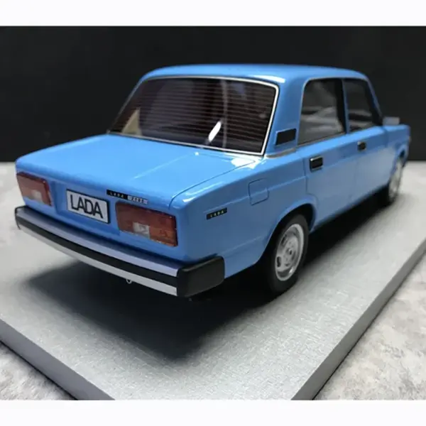 Lada Model Build Light Blue Vintage LADA Model Replica 1:18 Scale | JakeSpecial