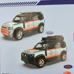 Land Rover Defender 110 1:43 Diecast Model in Blue 13 Sc738e675cd9b4810a6e171380336f1eb0