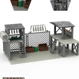 WW2 Military Base Watchtower Construction Set 16 Sc738ea886baa4fefa8db4fa29b89f153W