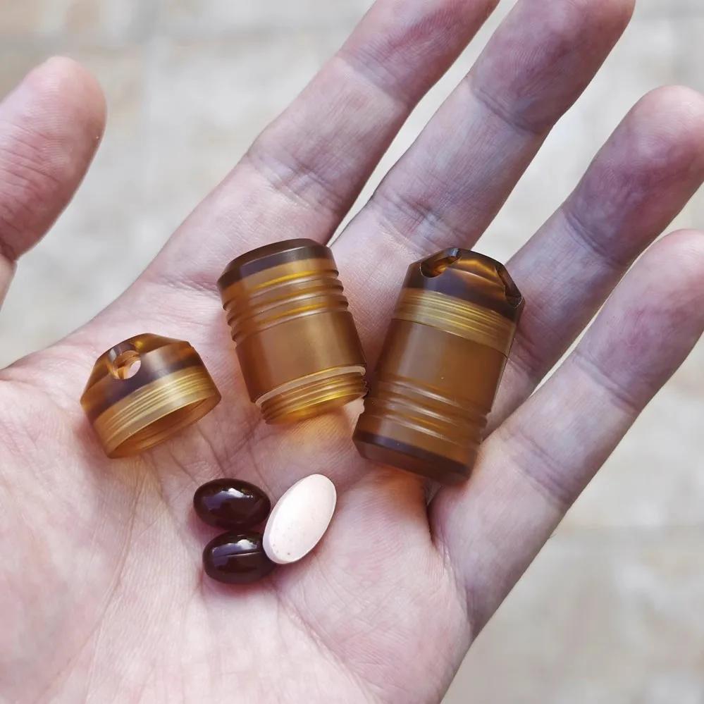 Titanium Alloy Waterproof Pill Bottle for Travel 5 Titanium Alloy Waterproof Pill Bottle for Travel - Image 5