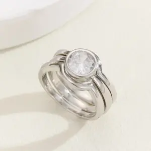 Elegant Silver and Gold Fashion Ring Set 9 Sc74b36e2280946fbb0b6ced2868d604ca