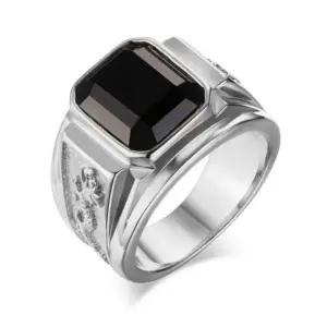 Bold Men's Cocktail Ring with Black Stone 12 Sc7671b26dc5b4e33861be4b65582ee13q