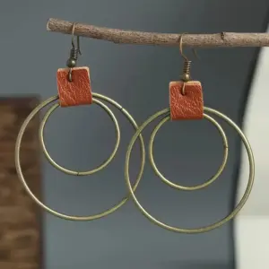 Vintage Double Circle Earrings for Women 7 Sc772aa3c28a943c6aaa13c9d22dc3aeef