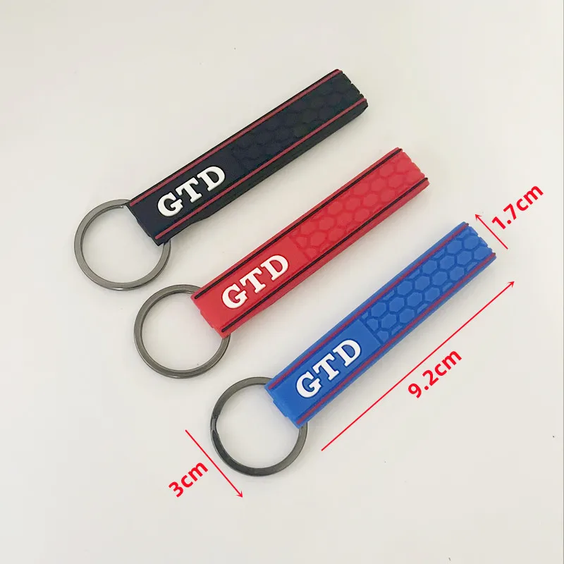 VW GTD Silicone Keychain for VW Models 2 VW GTD Silicone Keychain for VW Models - Image 2