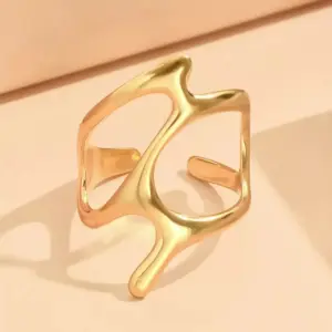 Edgy Hollow Geometric Women's Ring 16 Sc789afdb08014a43b4046e140ad55091X