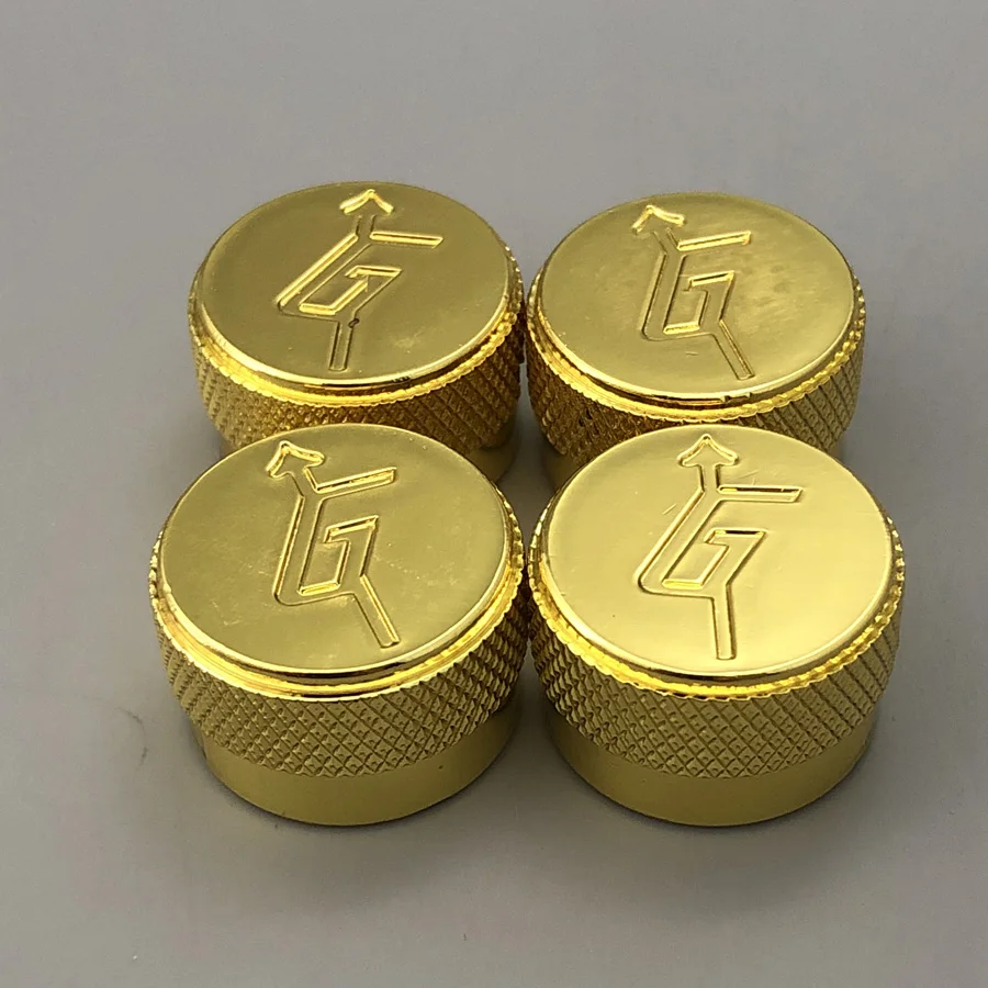 Gold Gretsch Guitar Knobs Set for Models 3 Gold Gretsch Guitar Knobs Set for Models - Image 3