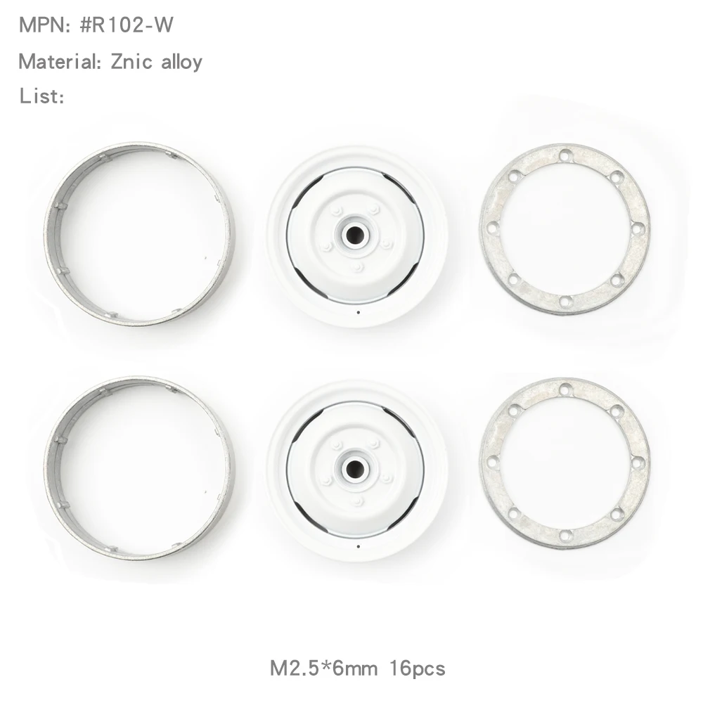 Vintage 1.9-Inch Narrow RC Wheels 6 Vintage 1.9-Inch Narrow RC Wheels - Image 6