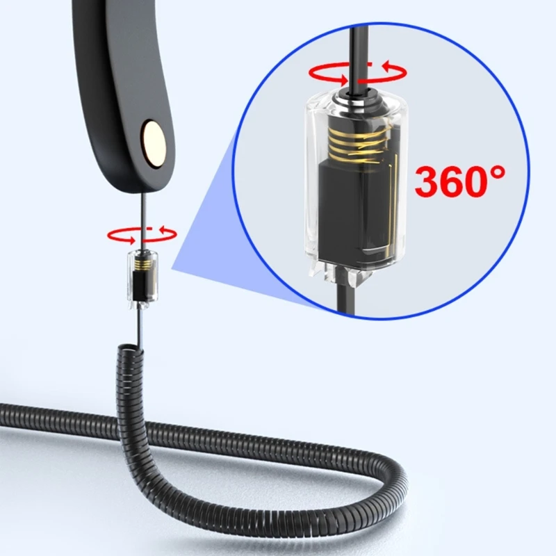 Portable Telephone Cord Detangler 360° Rotation 5 Portable Telephone Cord Detangler 360° Rotation - Image 5