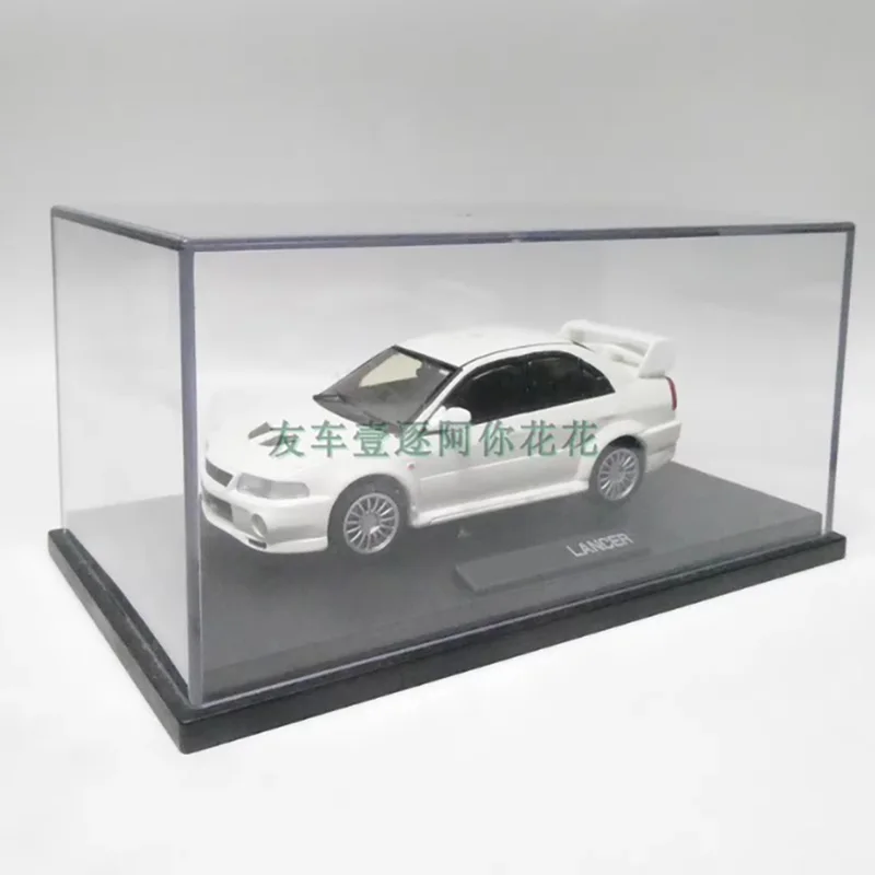White Mitsubishi Lancer Evolution Diecast Model 6 White Mitsubishi Lancer Evolution Diecast Model - Image 6