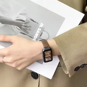 Magnetic Leather Strap for Huawei Band 8/9/10 12 Sc7a4e002446a42c9891a6ad9c208fecd5