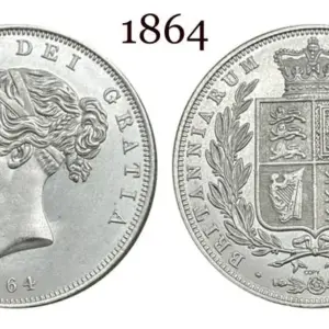 British Half Crown Coin Replica, 1840s-1850s 16 Sc7a88920a1ad4e85ae50f8b5128d3ebaY