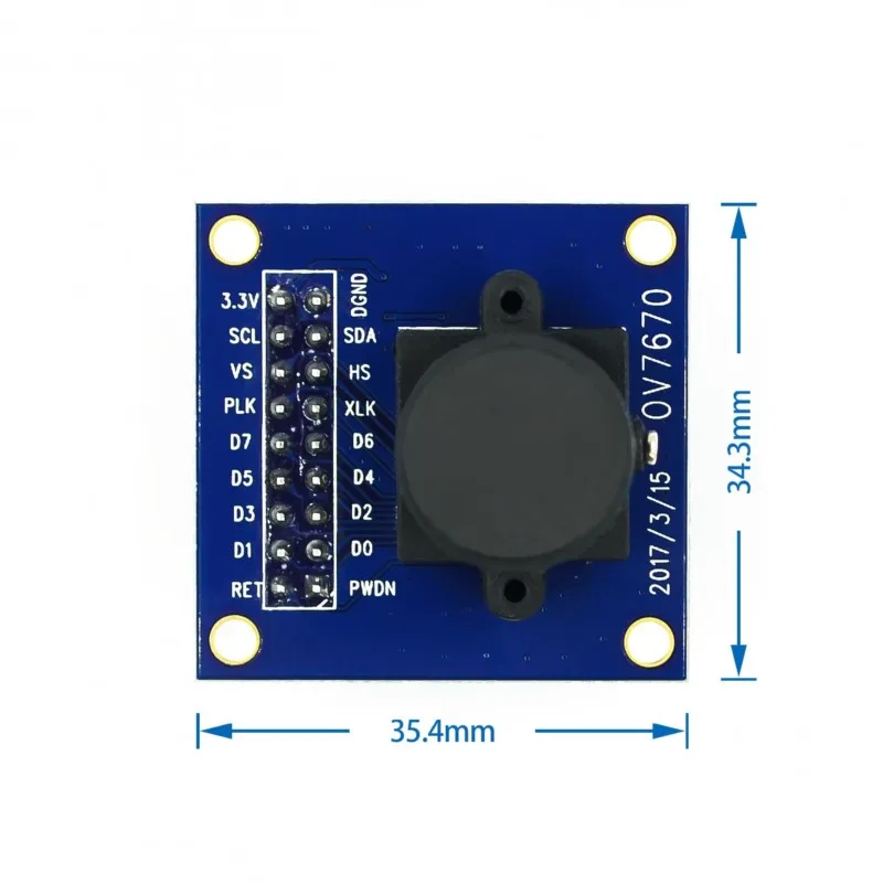 OV7670 VGA Camera Module for Embedded Systems 2 OV7670 VGA Camera Module for Embedded Systems - Image 2