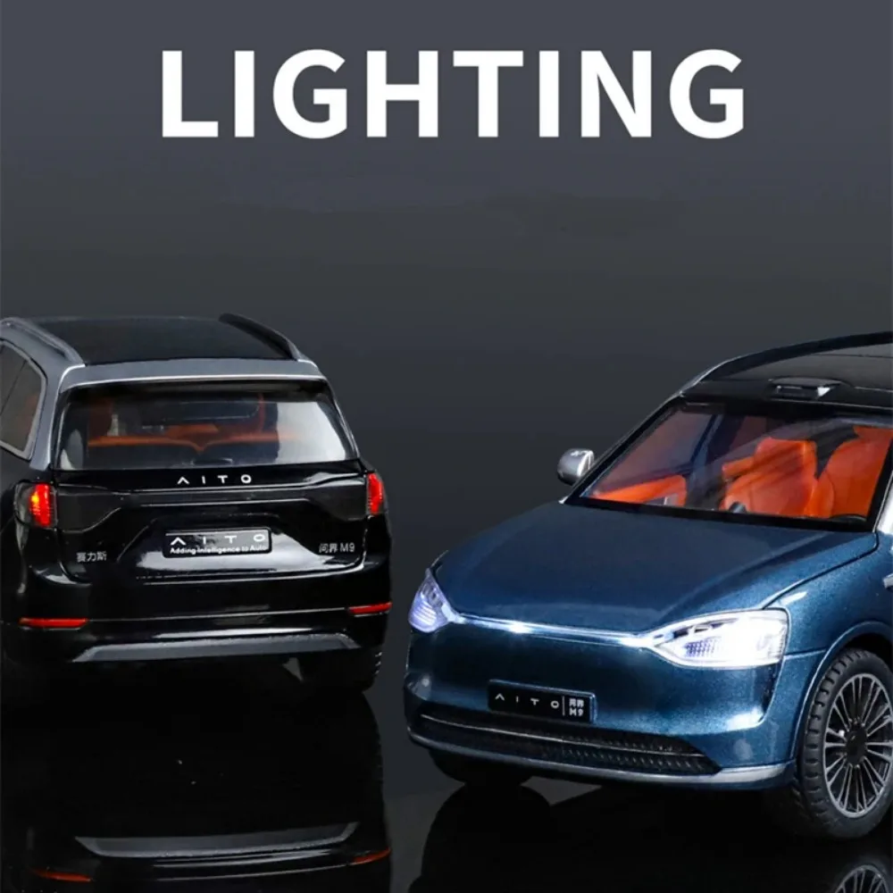 Black 1:24 AITO M9 SUV Diecast Model 6 Black 1:24 AITO M9 SUV Diecast Model - Image 6