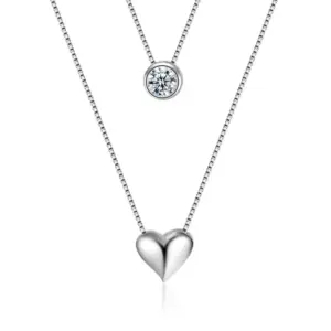 Double-Layer Silver Heart Necklace for Women 11 Sc7d1ecf9bc5b4403a6f6e75793c83d00i 1
