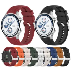 Silicone Steel Buckle Strap for Oppo Watch X