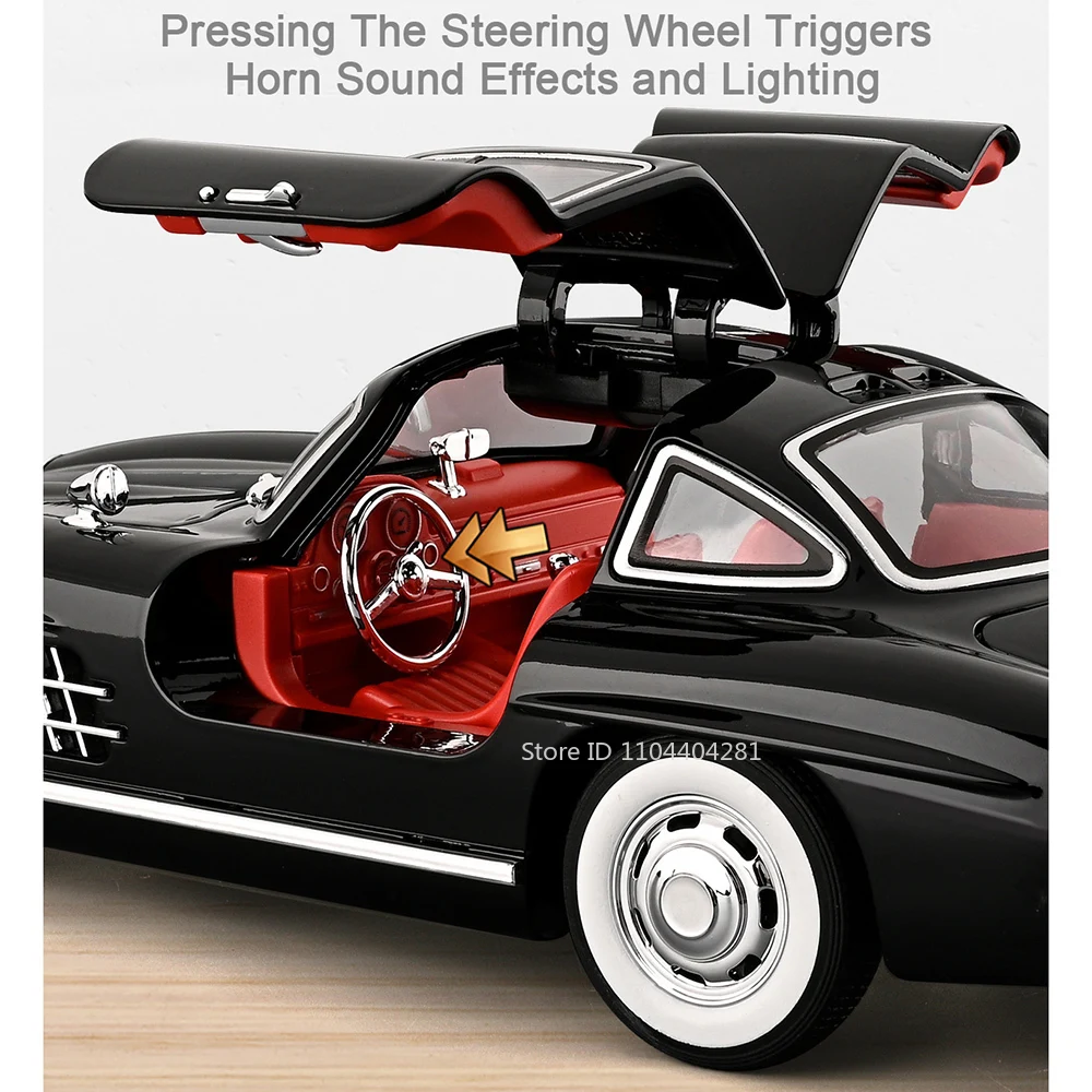 1:18 Mercedes-Benz 300SL Diecast Model 6 1:18 Mercedes-Benz 300SL Diecast Model - Image 6