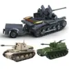 WWII Tank Model Building Set – 661/675/769 Pieces