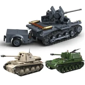 WWII Tank Model Building Set – 661/675/769 Pieces