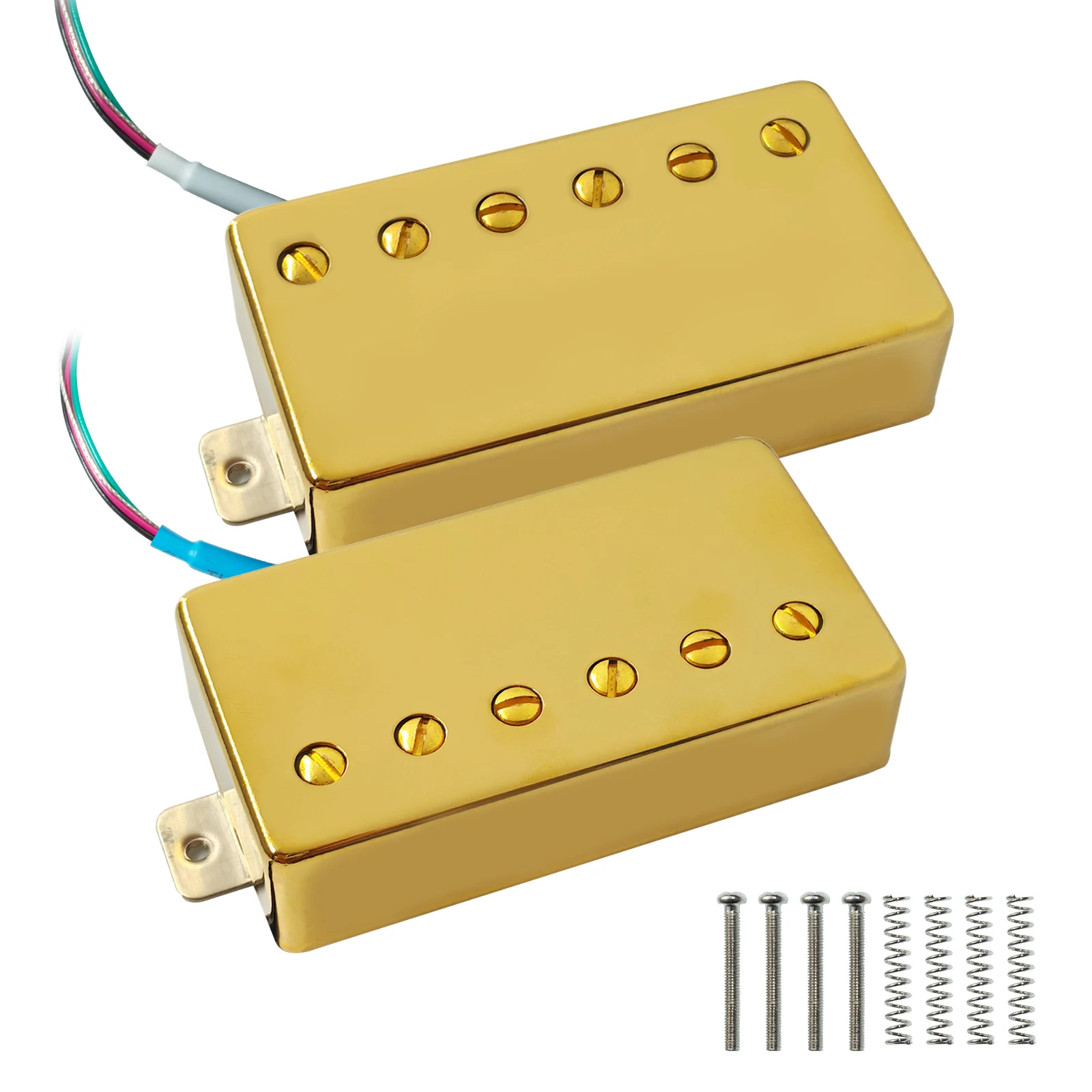 Gold Humbucker Set for Electric Guitar 7 Gold Humbucker Set for Electric Guitar - Image 7