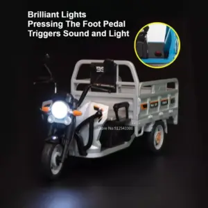 1/12 Scale Electric Tricycle Diecast Model 13 Sc805bb8b01664608abf10dd5b99a3fc74