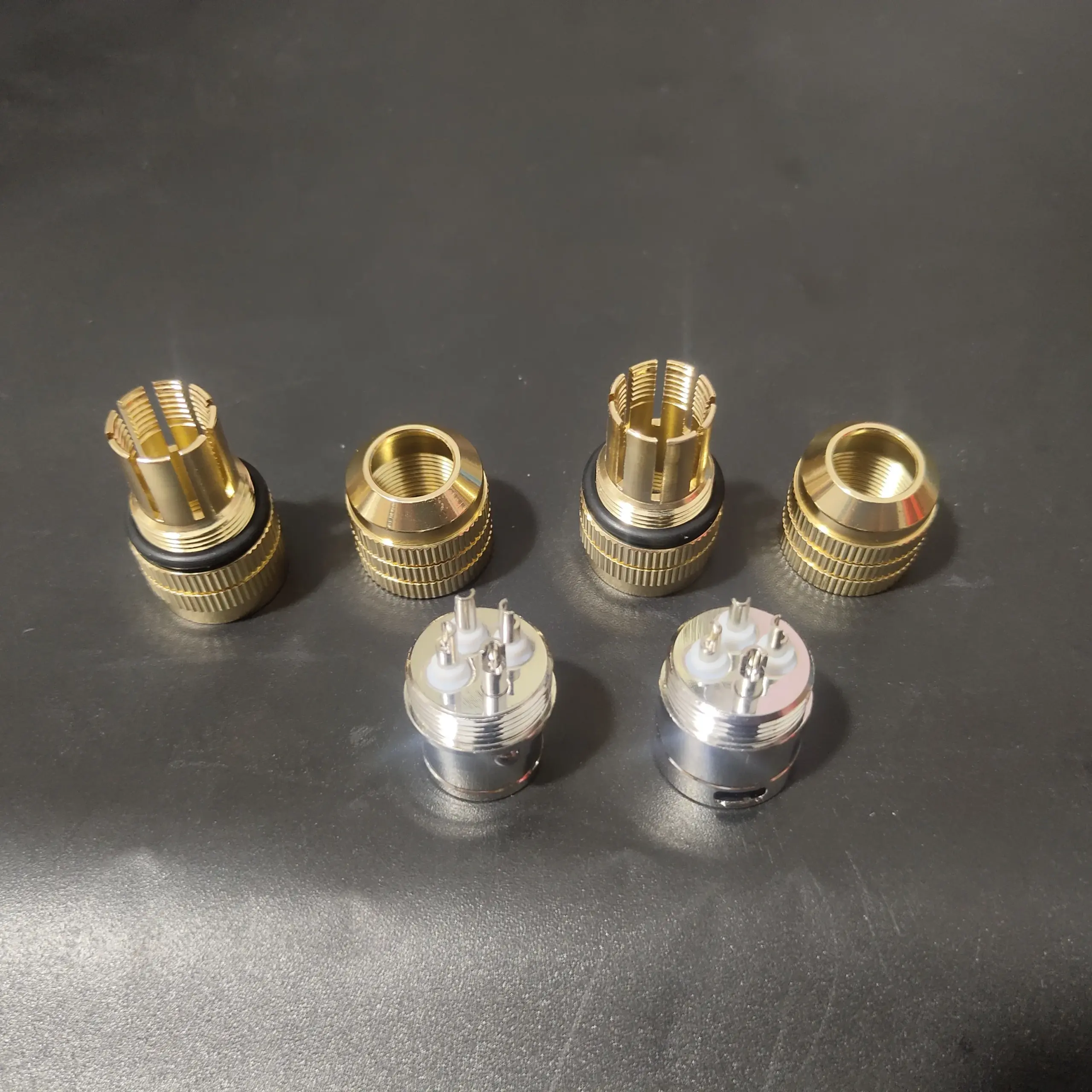 Rhodium Plated XLR Audio Connectors Set 5 Rhodium Plated XLR Audio Connectors Set - Image 5