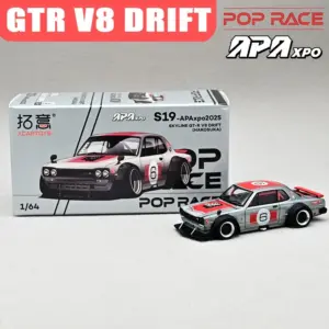 Takara Tomy GTR V8 Drift Model Car 1:64 Scale