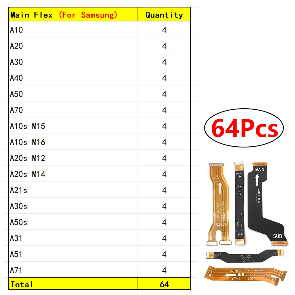 Samsung A-Series FlexCable Set (32-80 pcs) 8 Samsung A-Series FlexCable Set (32-80 pcs) - Image 8