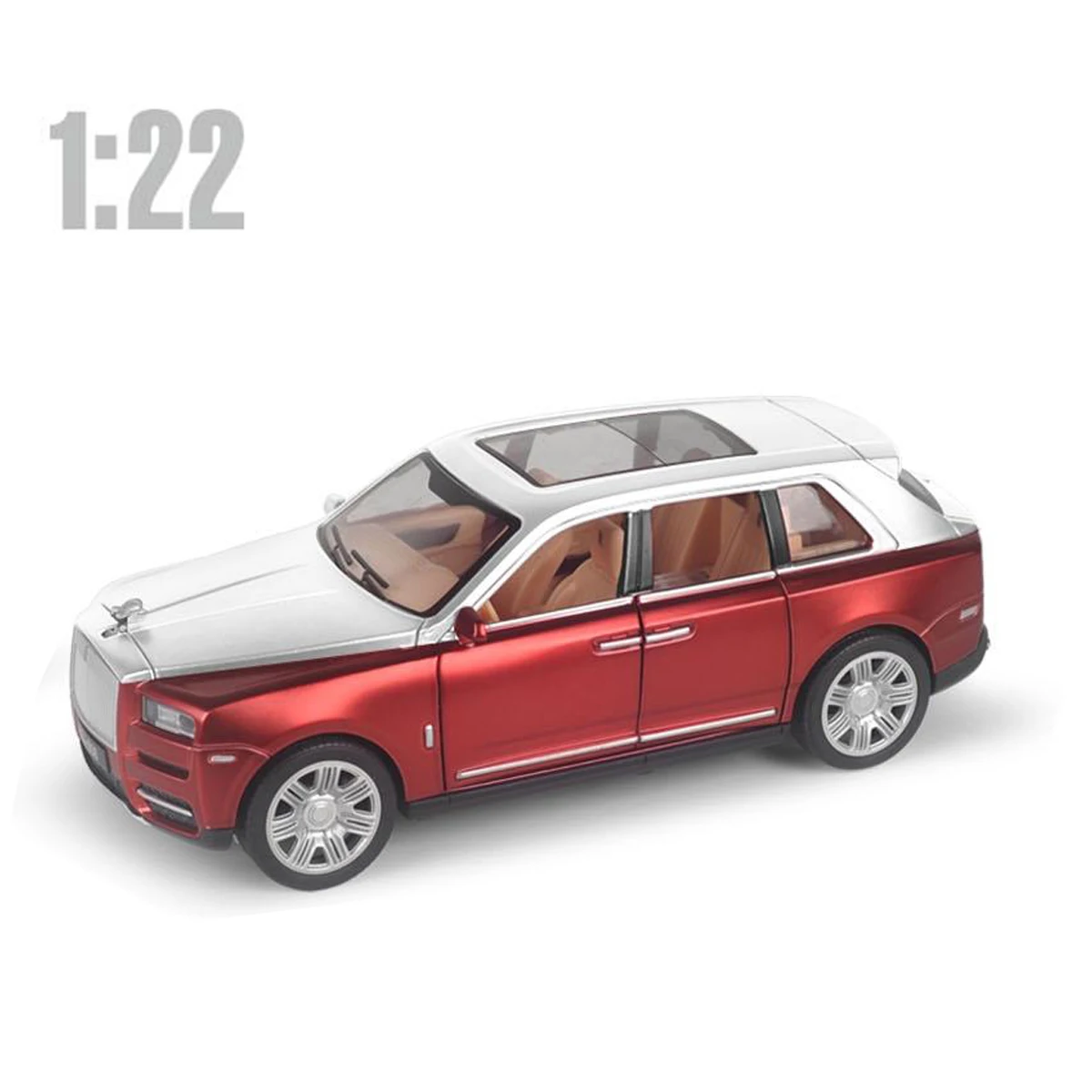 1:22 Scale Alloy Model Car in Red 4 1:22 Scale Alloy Model Car in Red - Image 4