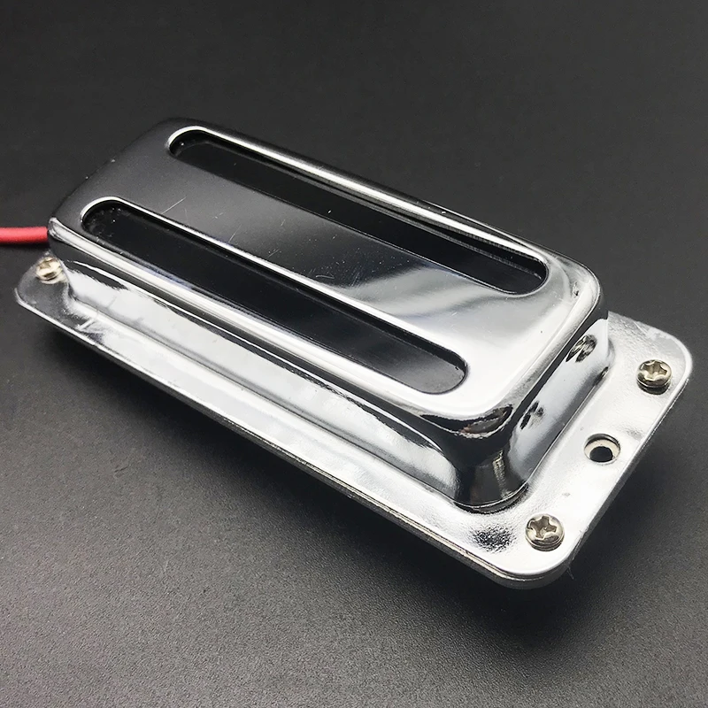 Silver Double Coil Pickup for Electric Guitar 6 Silver Double Coil Pickup for Electric Guitar - Image 6