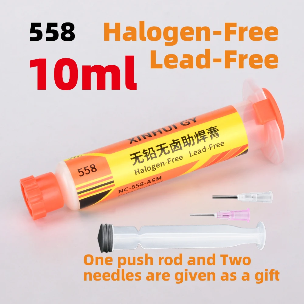 558 Lead-Free Halogen-Free Solder Paste 10ml 7 558 Lead-Free Halogen-Free Solder Paste 10ml - Image 7