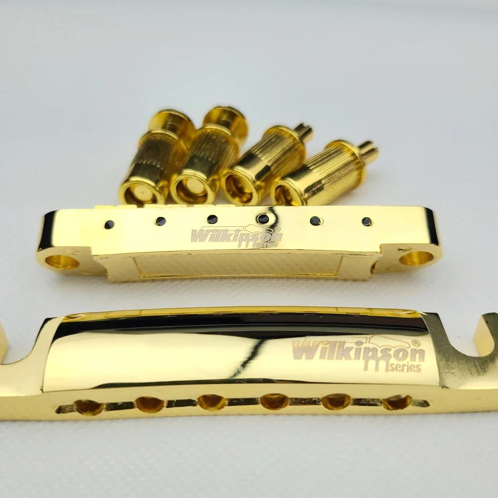 Gold Wilkinson Guitar Bridge for Les Paul 3 Gold Wilkinson Guitar Bridge for Les Paul - Image 3