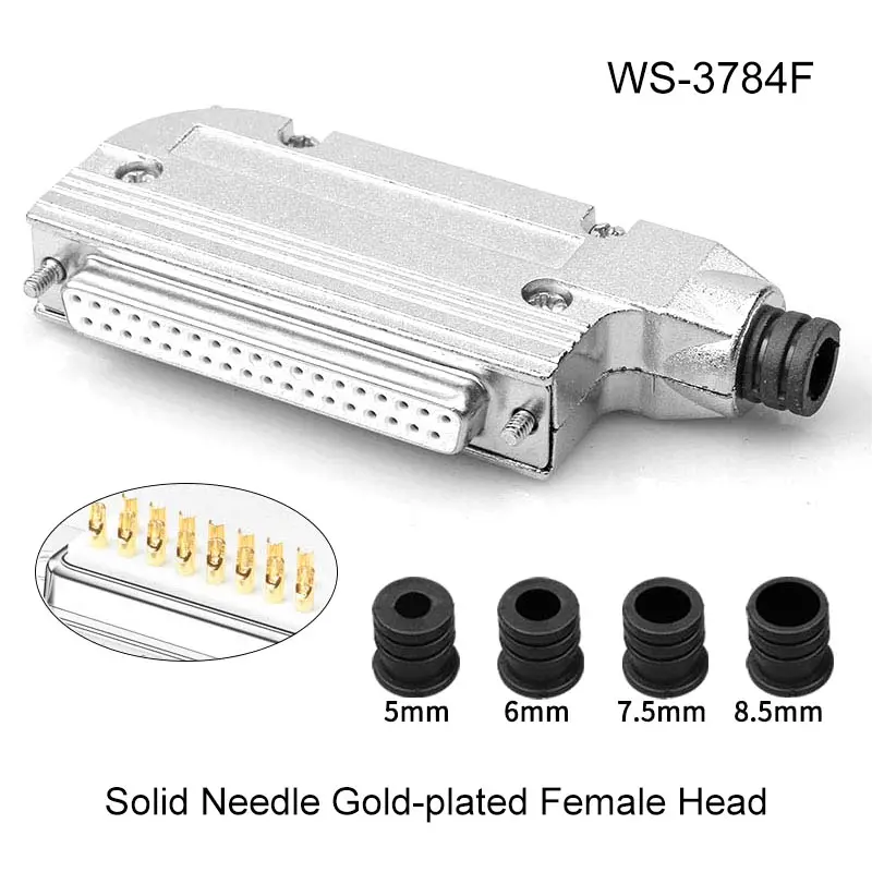 Industrial DB37 90-Degree Connector with Gold Pins 8 Industrial DB37 90-Degree Connector with Gold Pins - Image 8