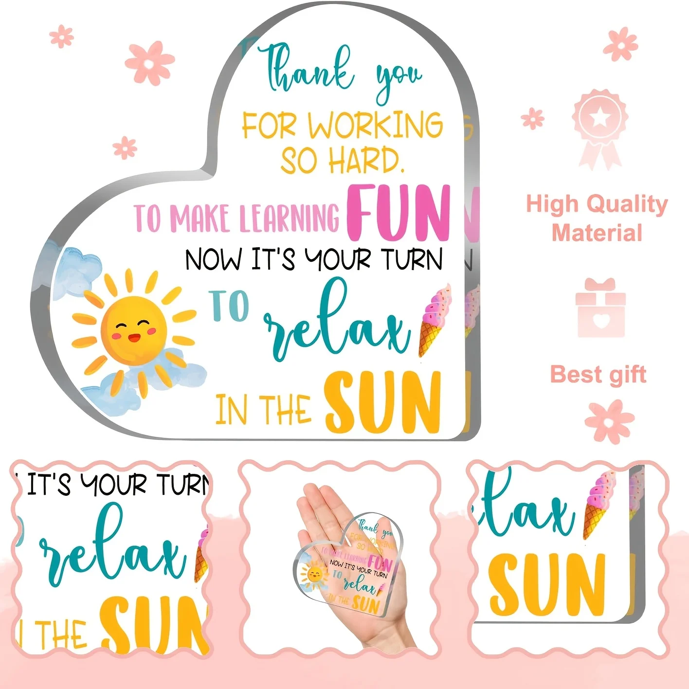 Colorful Heart-Shaped Appreciation Gift for Coworkers 5 Colorful Heart-Shaped Appreciation Gift for Coworkers - Image 5