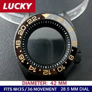 42mm Solid Stainless Steel Watch Case for NH35/36 19 Sc8d09925760545ef9af8106d07b48b6b4