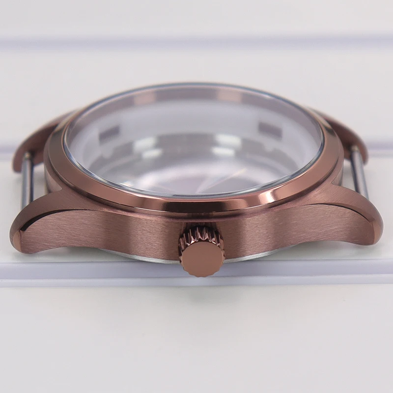 40mm Stainless Steel Watch Case for Diver and Pilot 4 40mm Stainless Steel Watch Case for Diver and Pilot - Image 4